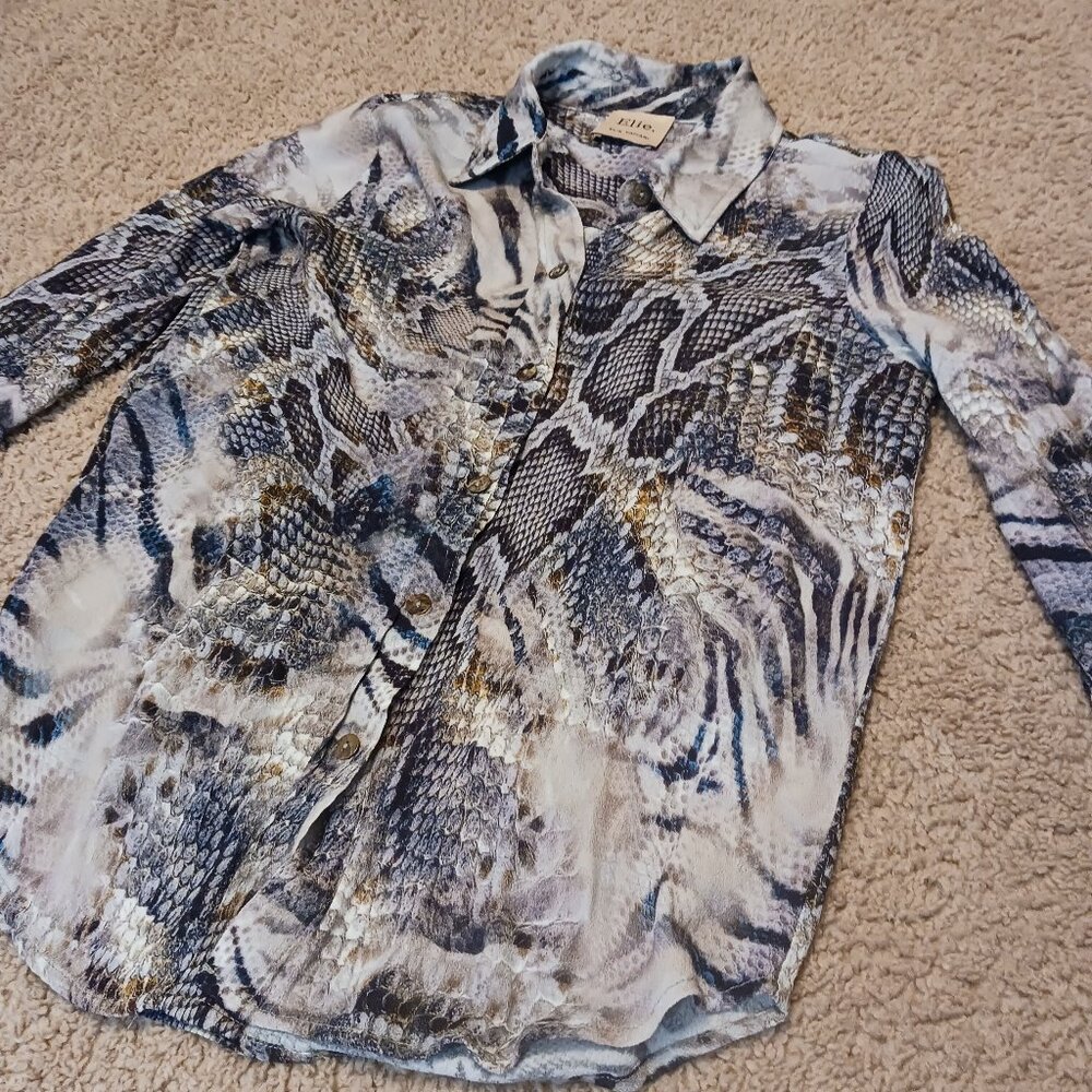 Elie Tahari - Button Down Blouse {Size-XS}